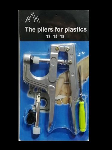 Alicate para broches plasticos snap 10-12-15mm